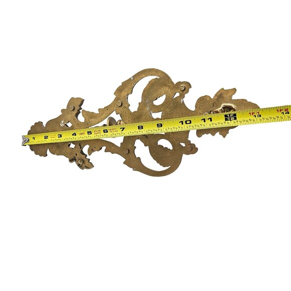 Vintage Syroco Wall Candle Holder Sconce Set of 2 Goldtone Homco 4036 USA - Picture 15 of 16